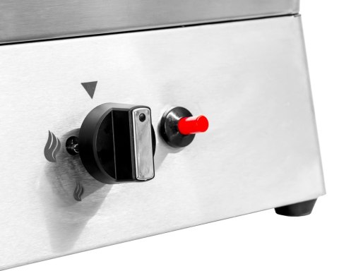 Płyta grillowa gazowa gładko-ryflowana profesjonalna 6,4 kW Resto Quality RQG30973