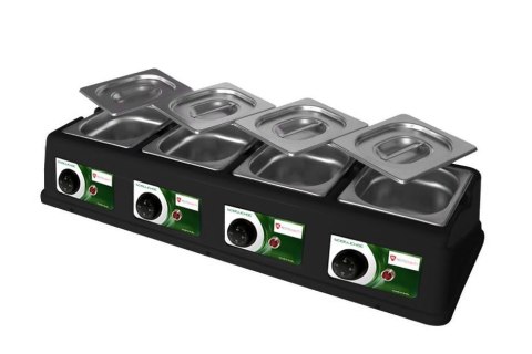 Podgrzewacz do czekolady czterozbiornikowy 4x1,5 l 0,32 kW Resto Quality RQ09.SC4X1.5L