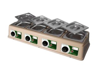 Podgrzewacz do czekolady czterozbiornikowy 4x1,5 l 0,32 kW Resto Quality RQ09.SC4X1.5L