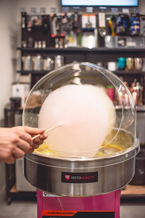 Profesjonalna maszyna do waty cukrowej gastronomiczna moc 1,03 kW Resto Quality RQECF-520