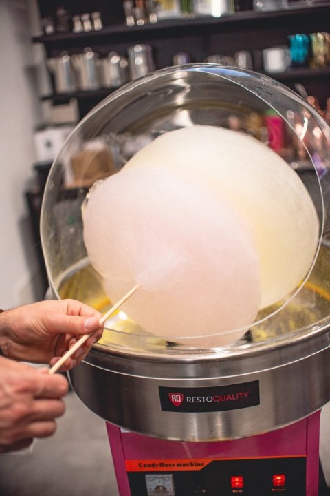 Profesjonalna maszyna do waty cukrowej gastronomiczna moc 1,03 kW Resto Quality RQECF-520