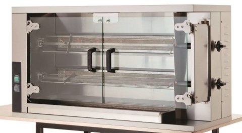 Rożen opiekacz do kurczaków gazowy wsad 10 sztuk Resto Quality CRG2