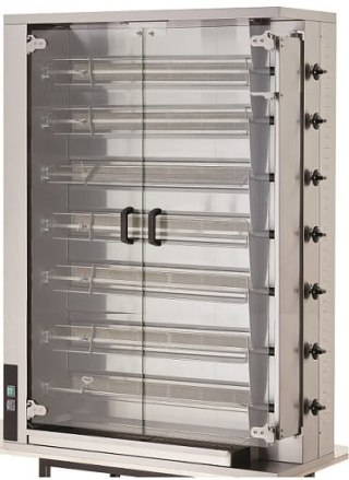 Rożen opiekacz do kurczaków gazowy wsad 35 sztuk Resto Quality CRG7