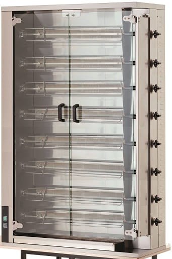 Rożen opiekacz do kurczaków gazowy wsad 40 sztuk Resto Quality CRG8