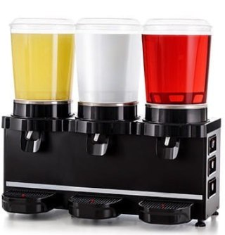 Schładzacz dyspenser do napojów 3x10 l gastronomiczny Resto Quality MMM30.AB