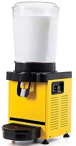 Schładzacz dyspenser napojów 10 l Panoramic żółty Resto Quality M10.AY