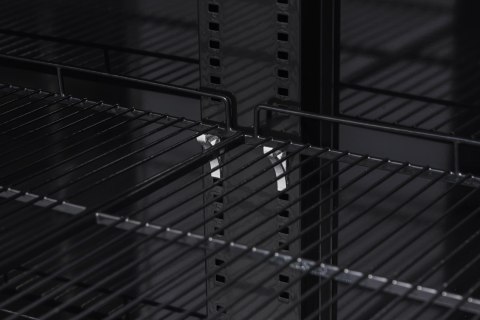 Szafa chłodnicza 2-drzwiowa przeszklona czarna skrzydłowa 770 l Resto Quality RQ770-BLACK