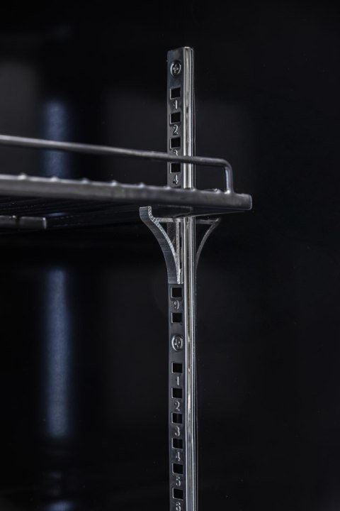 Szafa chłodnicza 3-drzwiowa przeszklona czarna skrzydłowa 1181 l Resto Quality RQ1180-BLACK