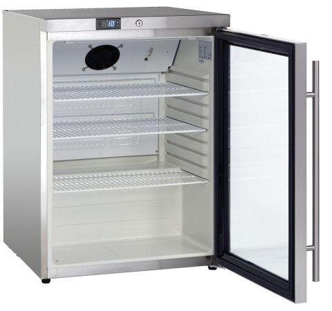 Szafa chłodnicza podblatowa przeszklona pojemność 145 l Resto Quality SK145GDE