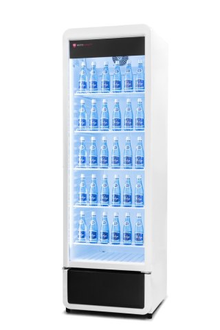 Szafa chłodnicza przeszklona biała 377 l 595x600x1870 mm Resto Quality RQ380