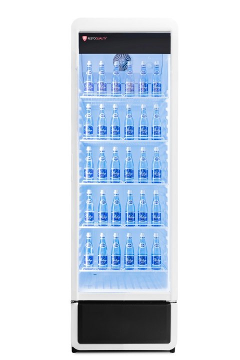 Szafa chłodnicza przeszklona biała 377 l 595x600x1870 mm Resto Quality RQ380