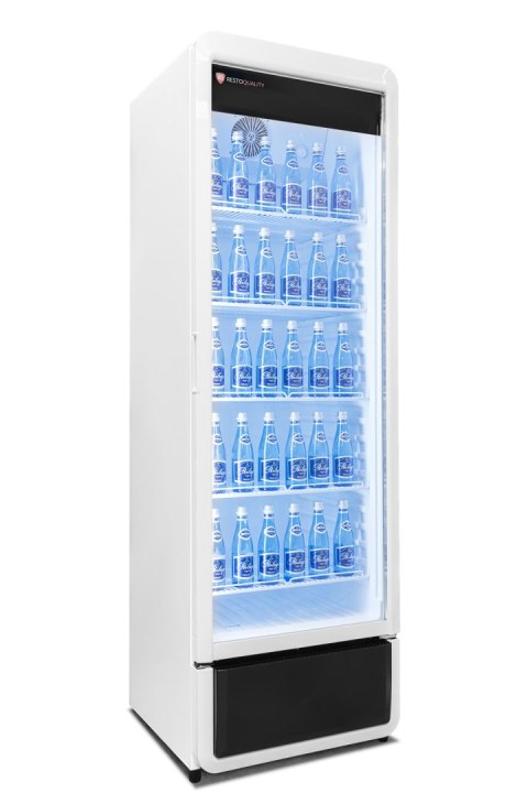 Szafa chłodnicza przeszklona biała 377 l 595x600x1870 mm Resto Quality RQ380