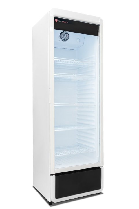 Szafa chłodnicza przeszklona biała 377 l 595x600x1870 mm Resto Quality RQ380