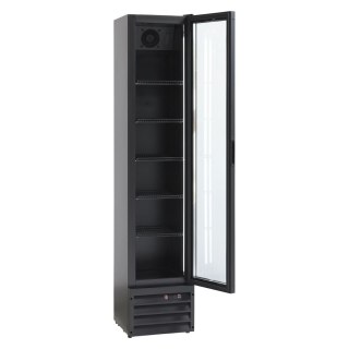 Szafa chłodnicza przeszklona czarna gastronomiczna 144l Resto Quality SD226BE