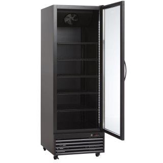 Szafa chłodnicza przeszklona czarna gastronomiczna 498l Resto Quality SD726BE