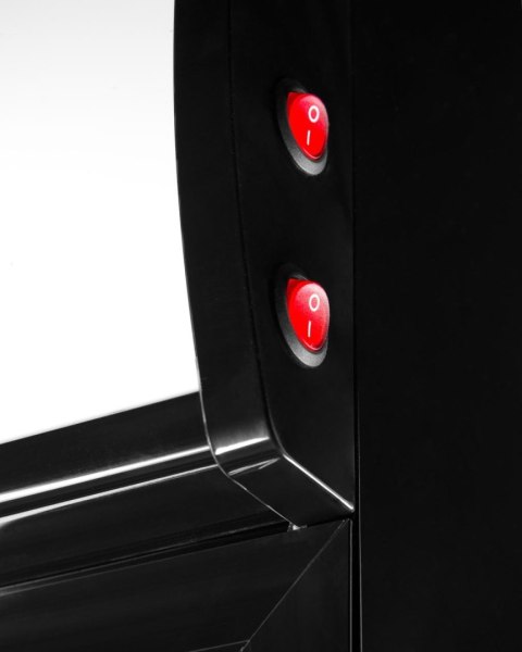 Szafa chłodnicza przeszklona czarna gastronomiczna 590 l Resto Quality RQ880H-BLACK