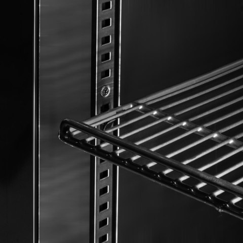 Szafa chłodnicza przeszklona czarna wymiary 390x475 mm Resto Quality RQ216-BLACK