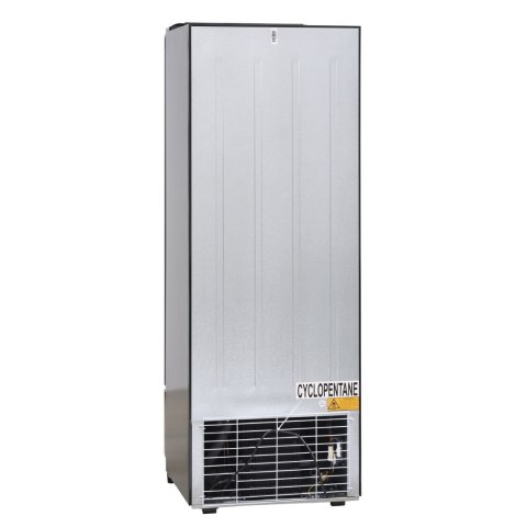 Szafa chłodnicza przeszklona czarna zaokrąglone rogi 218l Resto Quality DC240BD