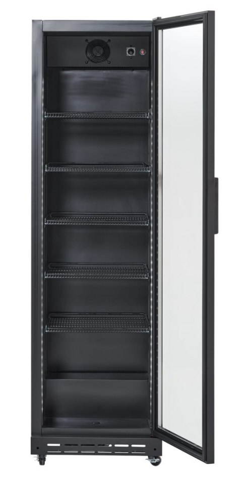 Szafa chłodnicza przeszklona gastronomiczna czarna 392 l Resto Quality SD430BE