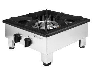 Taboret gazowy gastronomiczny 15kW mocny ruszt żeliwny Resto Quality RQ40558