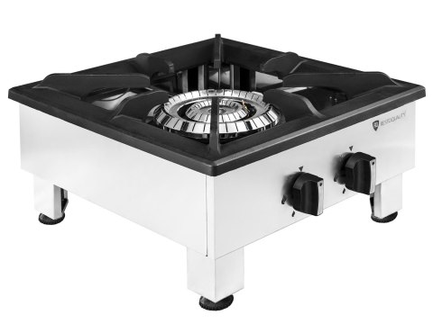Taboret gazowy gastronomiczny 15kW mocny ruszt żeliwny Resto Quality RQ40558
