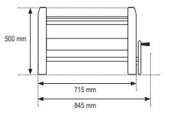 Wałkowarka piekarnicza manualna do ciasta model Tablo Resto Quality TABLO