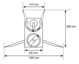 Wałkowarka piekarnicza manualna do ciasta model Tablo Resto Quality TABLO