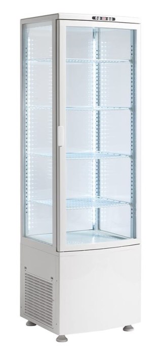 Witryna chłodnicza cukiernicza LED biała pojemność 235 l Resto Quality RTC237WE