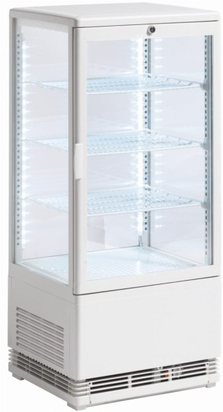Witryna chłodnicza cukiernicza nablatowa biała 78 l Resto Quality RT82WE
