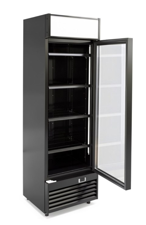 Witryna Chłodnicza Gastronomiczna Sklepowa Na Napoje 530x590x1845mm LG 268F BLACK