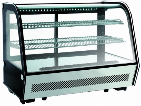 Witryna chłodnicza cukiernicza nablatowa LED pojemność 160l Resto Quality RTW160