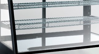 Witryna chłodnicza cukiernicza nablatowa LED pojemność 160l Resto Quality RTW160