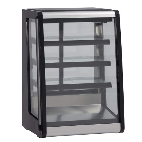Witryna chłodnicza cukiernicza nablatowa czarna 140l Resto Quality RTW129BE