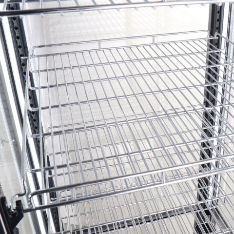 Witryna chłodnicza panoramiczna cukiernicza czarna 250 l Resto Quality DC402BB