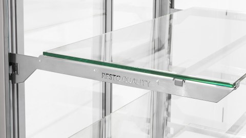 Witryna cukiernicza chłodnicza Premium wnętrze nierdzewne Resto Quality DOLCE VISIONE 900 W4