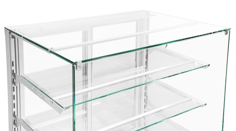 Witryna cukiernicza chłodnicza wnętrze nierdzewne Premium Resto Quality DOLCE VISIONE 1300 W4