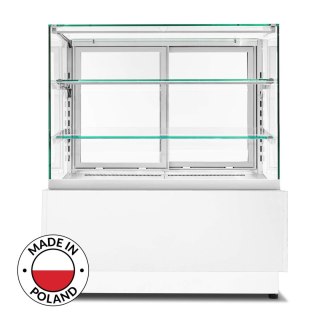 Witryna cukiernicza neutralna Breve wnętrze nierdzewne Resto Quality DOLCE VISIONE BREVE NEUTRO 1300 W4