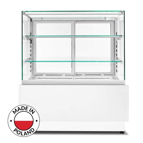 Witryna cukiernicza neutralna Breve wnętrze nierdzewne Resto Quality DOLCE VISIONE BREVE NEUTRO 1300 W4