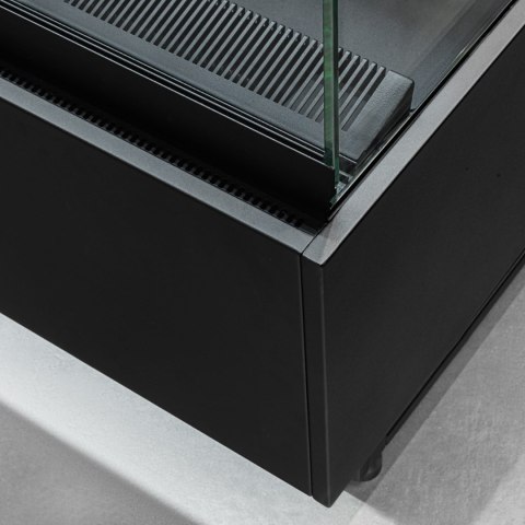 Witryna cukiernicza neutralna Premium podświetlany cokół Resto Quality DOLCE VISIONE NEUTRO 1300 W5