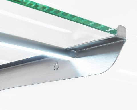 Witryna cukiernicza neutralna Premium wnętrze nierdzewne Resto Quality DOLCE VISIONE NEUTRO 900 W4