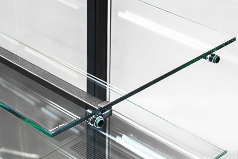 Witryna cukiernicza neutralna wymiary 700x670x1300 mm Resto Quality DOLCE VISIONE NEUTRO 700 W1