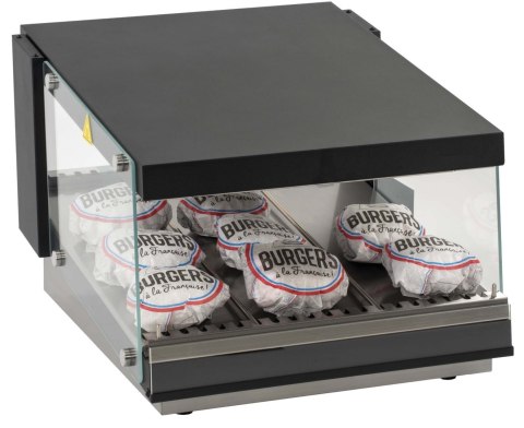 Witryna grzewcza do burgerów jedna półka 0,49 kW 550x707 mm Resto Quality RQBIN551