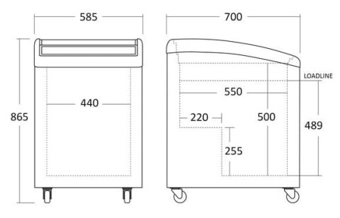 Zamrażarka skrzyniowa gastronomiczna pojemność 137 l Resto Quality IC155D