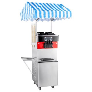 Automat do lodów włoskich 2 smaki + mix pompa napowietrzająca 2x13 l Resto Quality RQMG33A