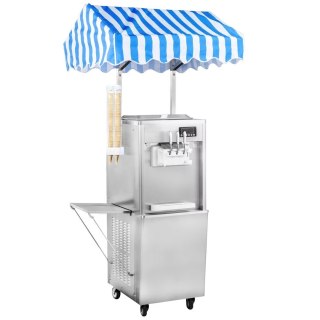 Automat do lodów włoskich 2 smaki + mix pompa napowietrzająca 2x7 l Resto Quality RQMG22