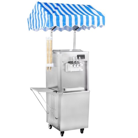 Automat do lodów włoskich 2 smaki + mix pompa napowietrzająca 2x7 l Resto Quality RQMG22