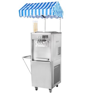 Automat do lodów włoskich 2 smaki + mix pompa napowietrzająca 2x7 l Resto Quality RQMG22