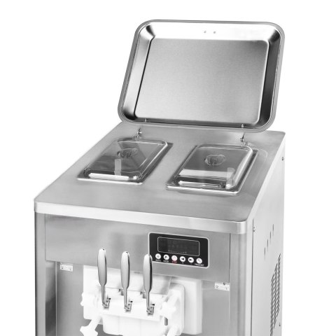 Automat do lodów włoskich 2 smaki + mix pompa napowietrzająca 2x7 l Resto Quality RQMG22