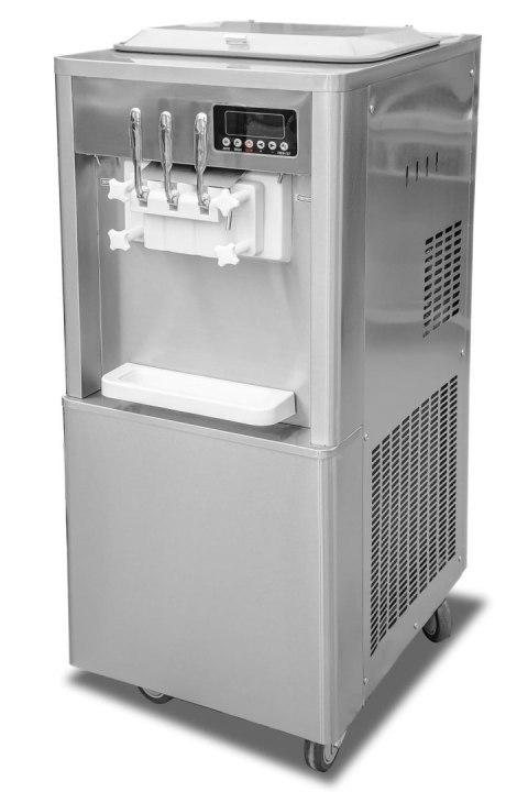 Automat do lodów włoskich 2 smaki + mix pompa napowietrzająca 2x7 l Resto Quality RQMG38