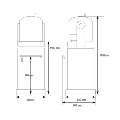 Dzielarko-zaokrąglarka automatyczna do ciasta Autobun 4-14 Resto Quality Autobun 4-14